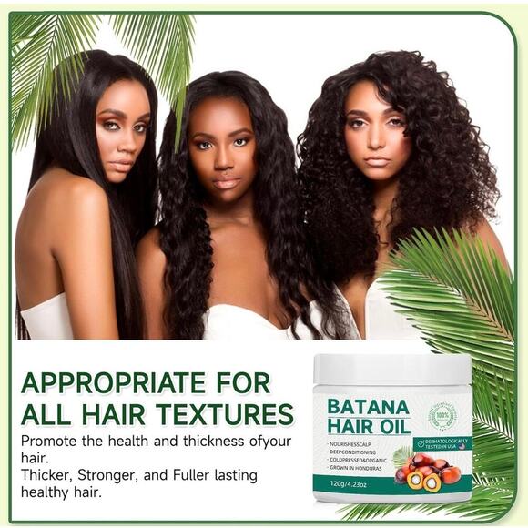 MWT Batana Oil, Batana Oil for Hair‎ Growth 2PCS Hair Growth Conditioning - Picture 4 of 6